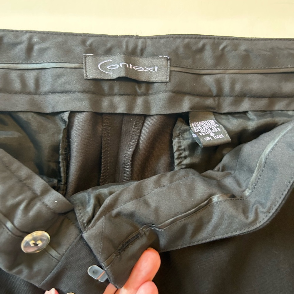 Context Elegant Black Slacks - Picture 3 of 6